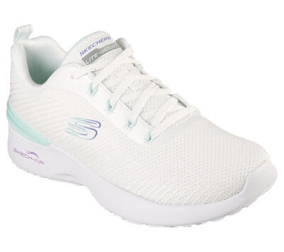 Skechers women skech-air dynamight luminosity sneakers vit / muntgroen