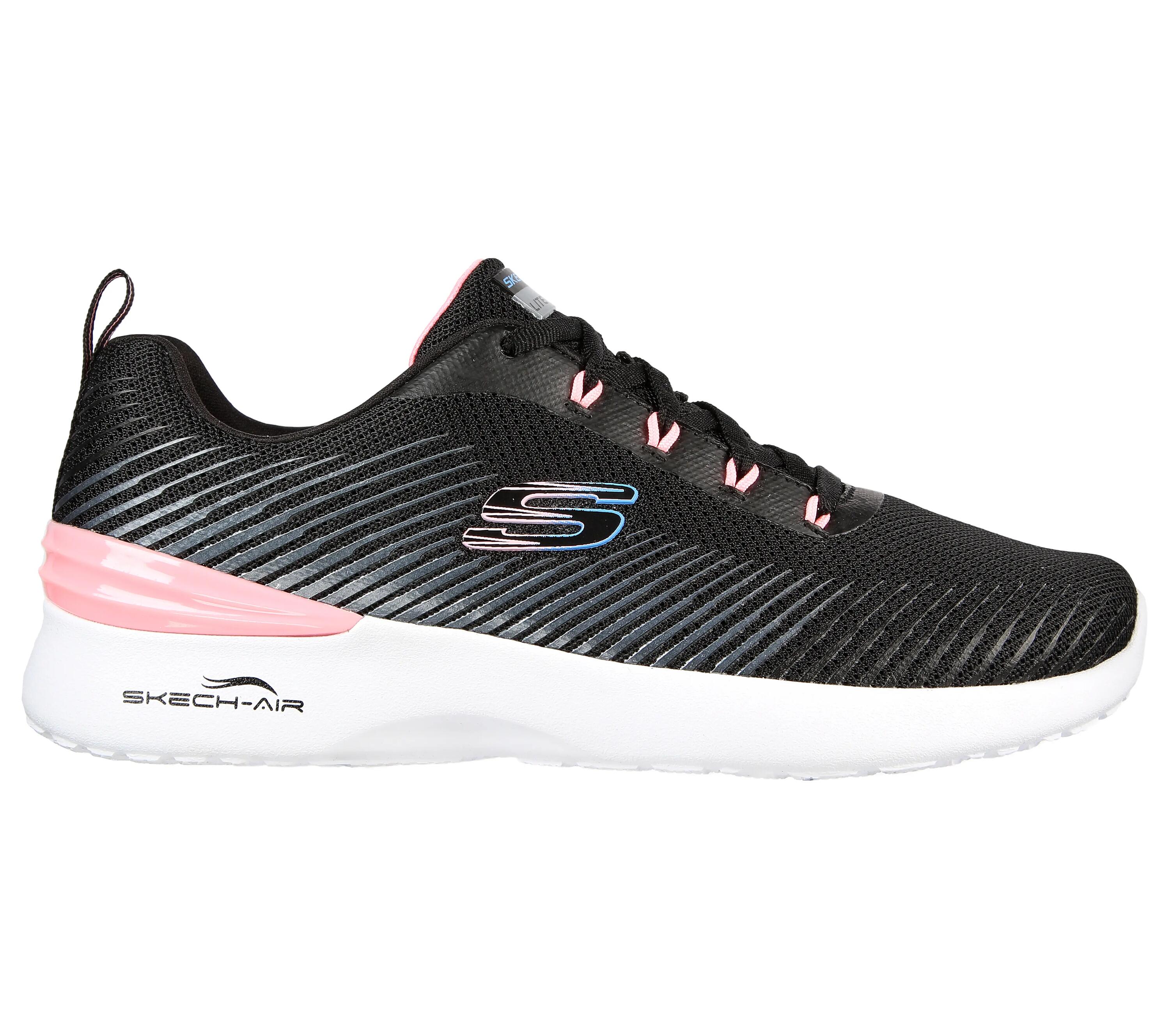 SKECHERS Femmes SKECH-AIR DYNAMIGHT LUMINOSITY Sneakers Noir / Rose vif 5/5