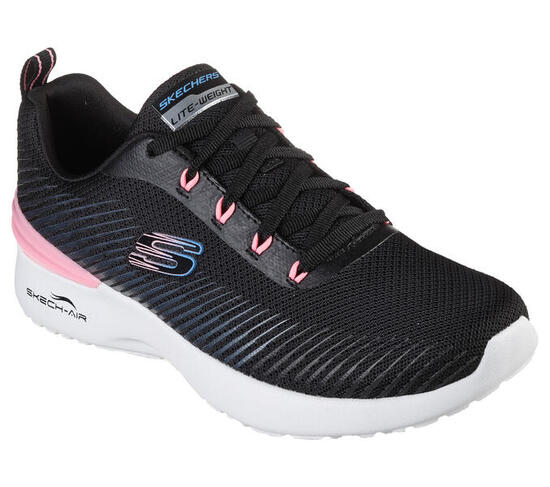SKECHERS Femmes SKECH-AIR DYNAMIGHT LUMINOSITY Sneakers Noir / Rose vif