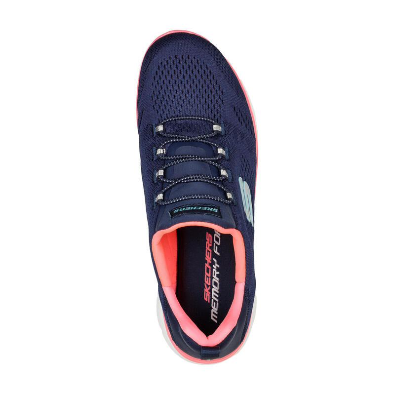 Sneakers Donna SUMMITS PERFECT VIEWS Blu marino / Rosa fucsia neon