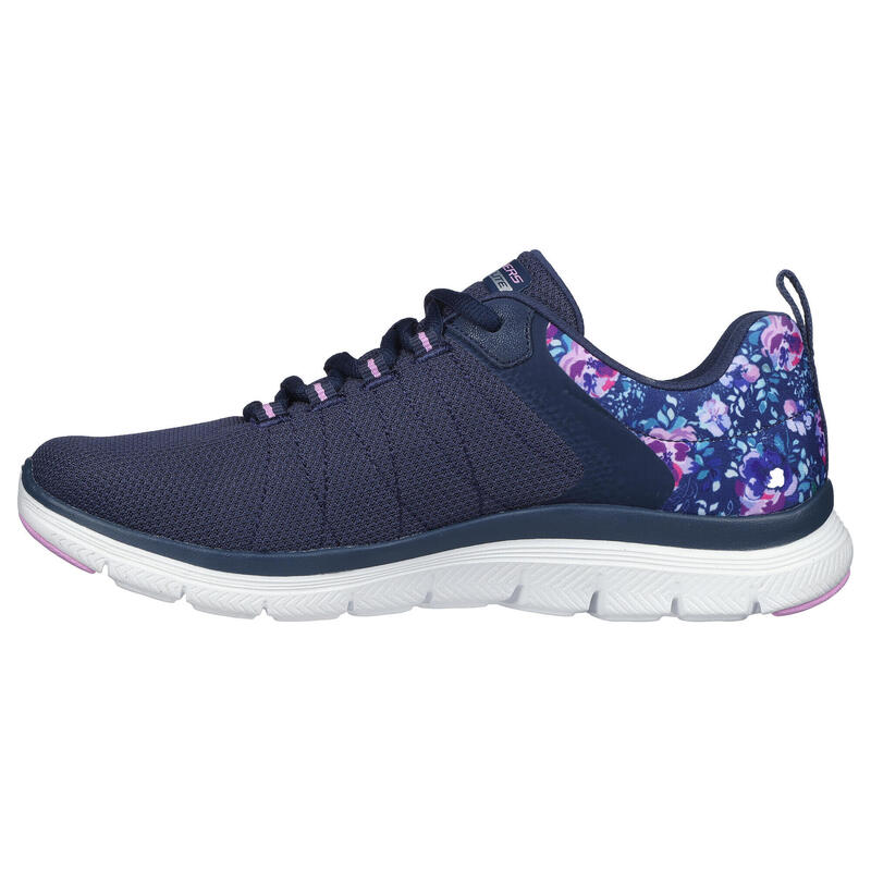 SKECHERS Women FLEX APPEAL 4.0 LET IT BLOSSOM Sneakers Bleu marine / Multicolore