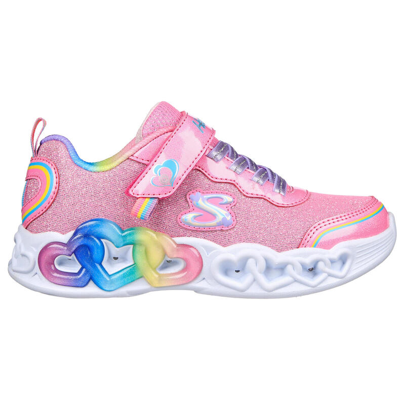 SKECHERS Kids INFINITE HEART LIGHTS LOVE PRISM Sneakers Pink