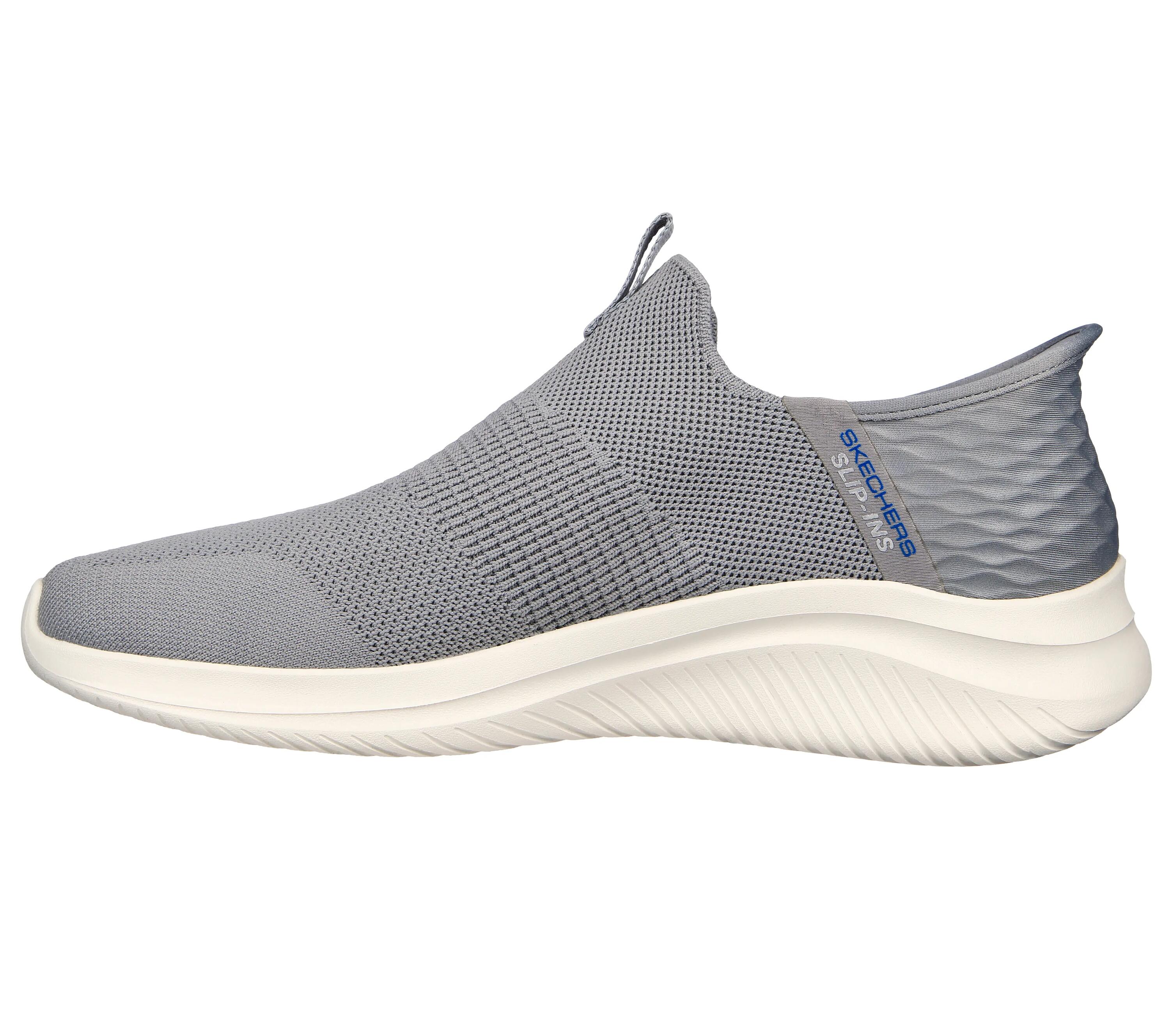 SKECHERS Hommes  ULTRA FLEX 3.0 SMOOTH STEP À enfiler Gris 4/5