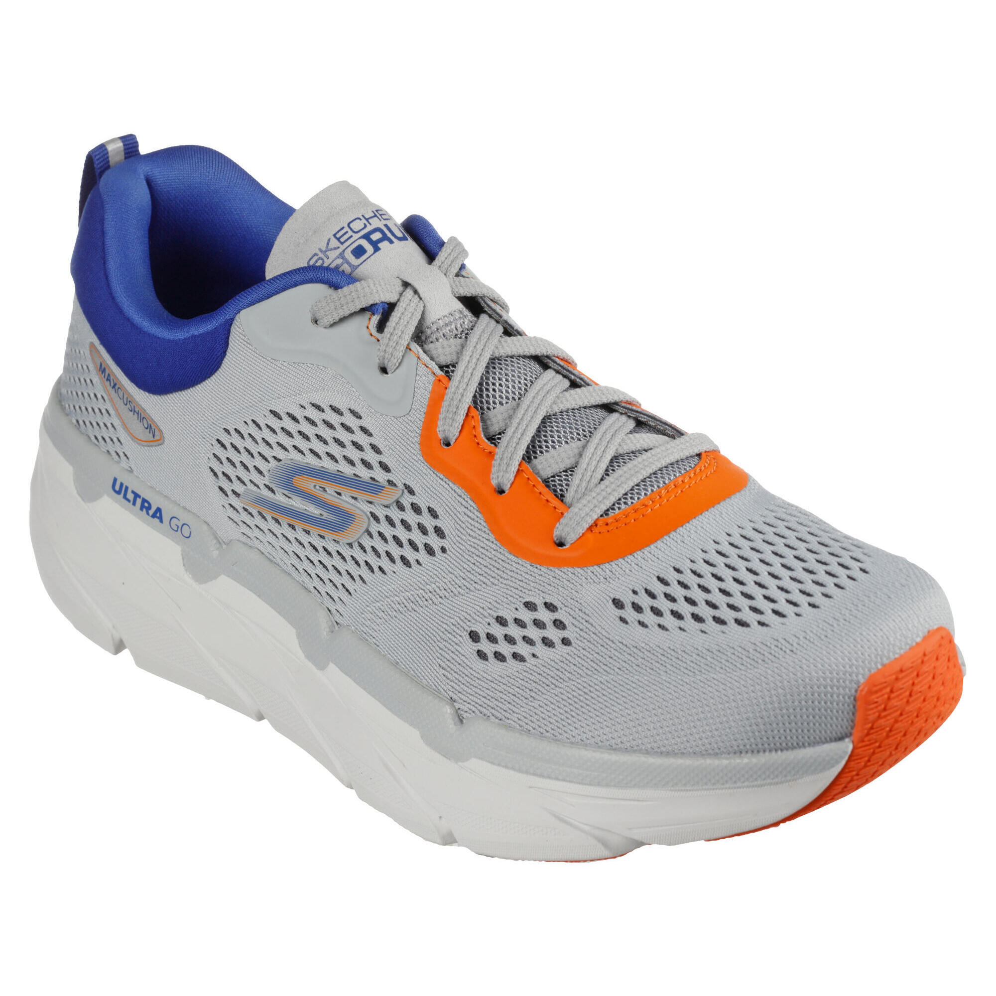 Skechers - Skechers Hommes Maxcushioning Premier Perspective Chaussures De Sport Gris/bleu - Chaussures De Sport - Bleu|gris - 44 - Decathlon