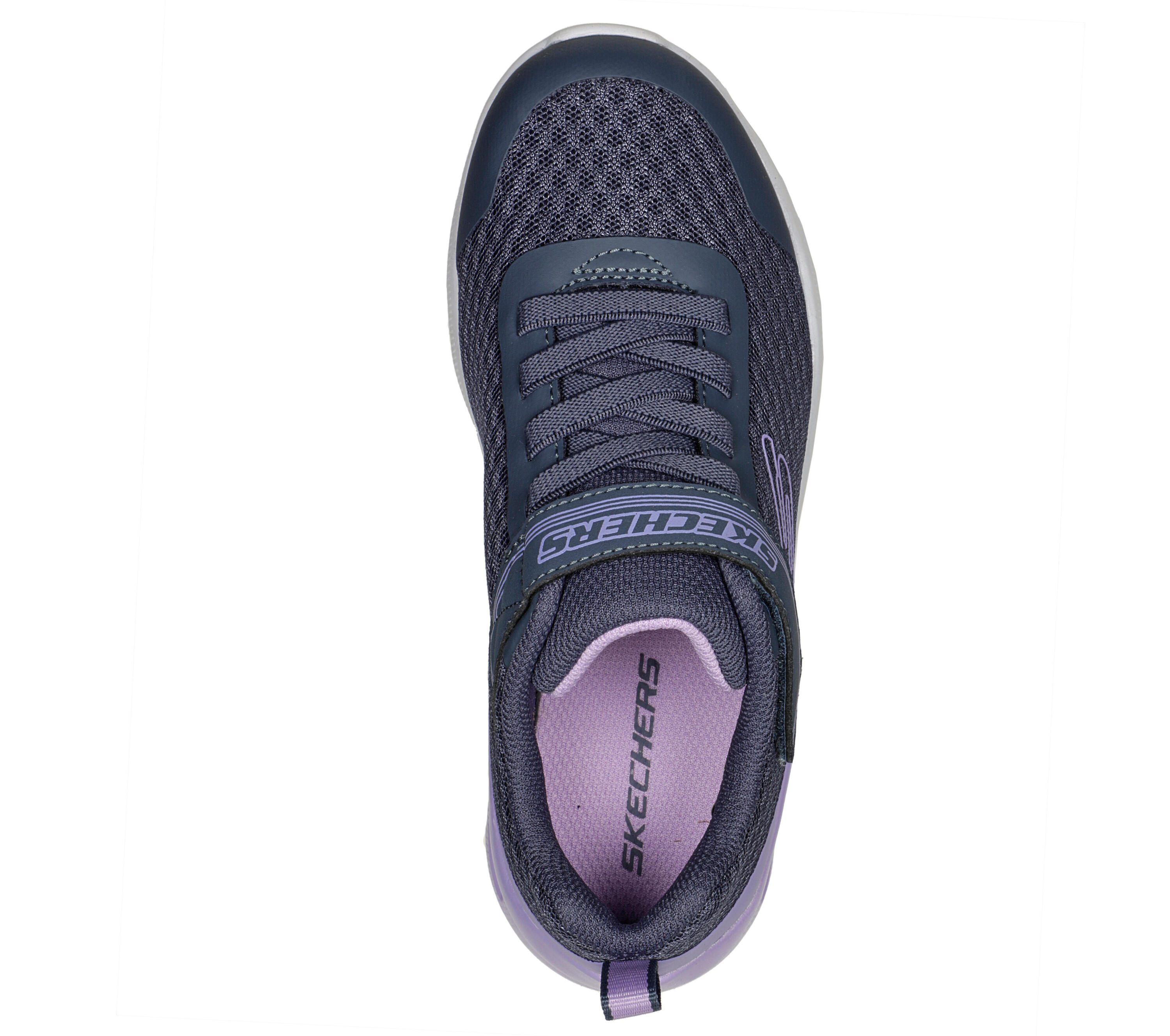 SKECHERS Enfants MICROSPEC MAX EPIC Chaussures de sport Gris foncé / Lavande 2/5