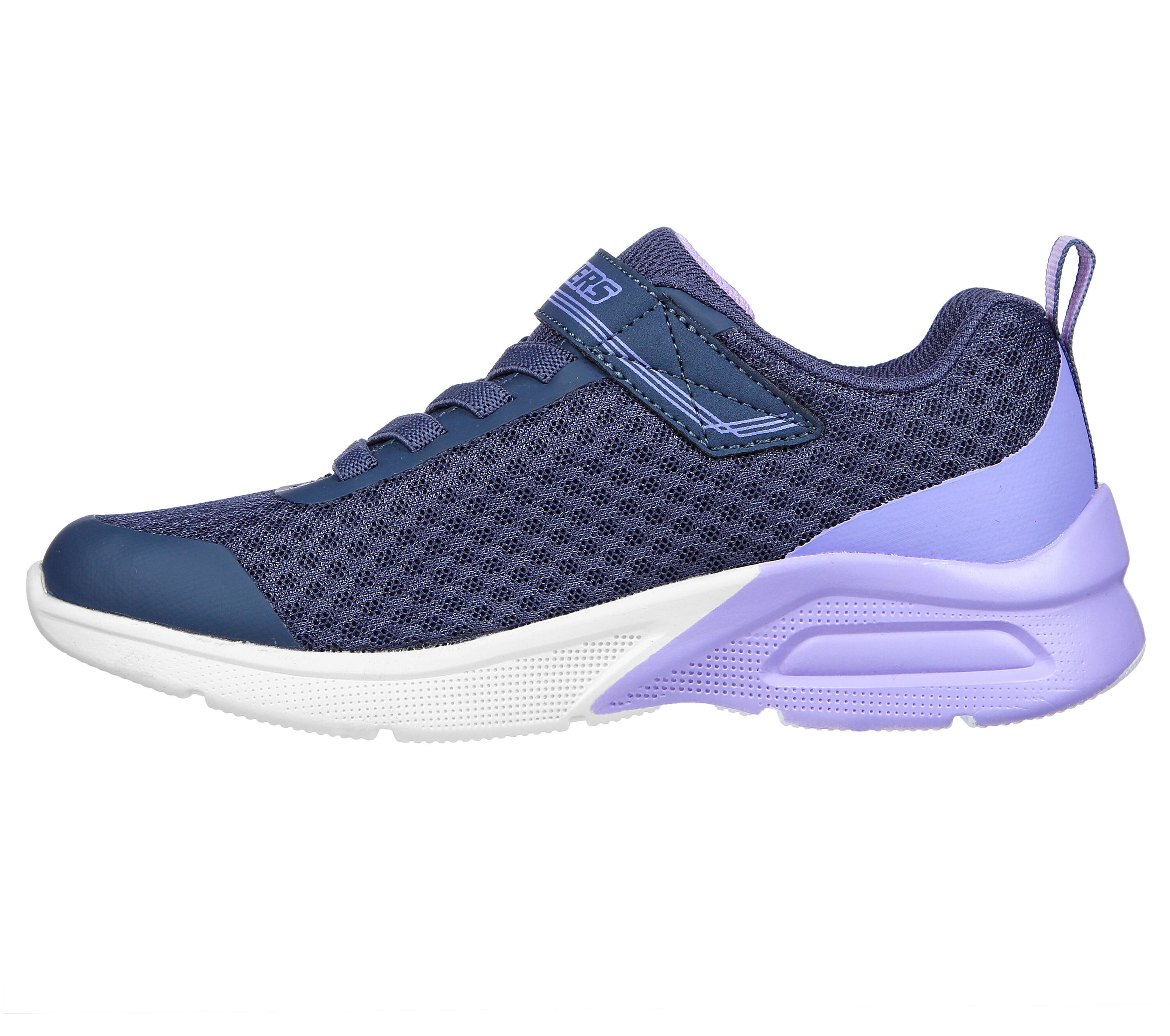 SKECHERS Enfants MICROSPEC MAX EPIC Chaussures de sport Gris foncé / Lavande 4/5