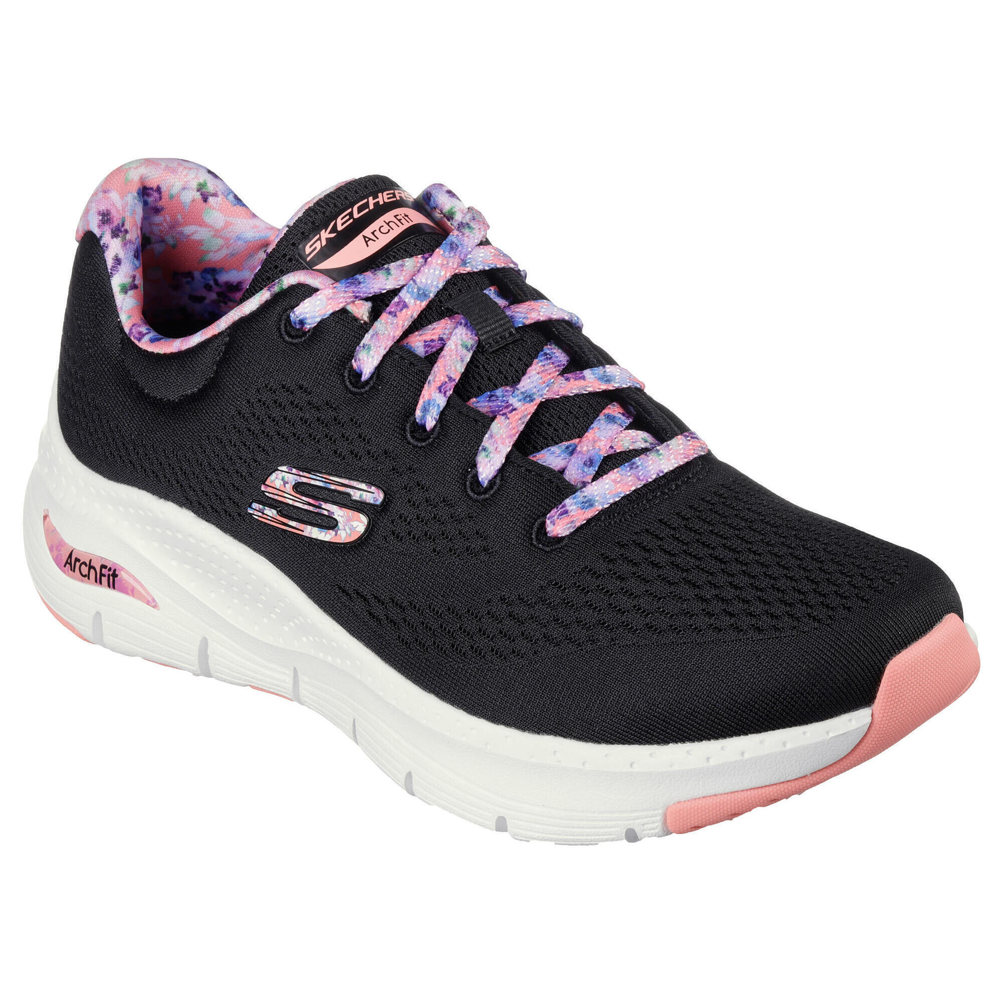 SKECHERS Sneakers Donna ARCH FIT FIRST BLOSSOM Nero / Multicolore