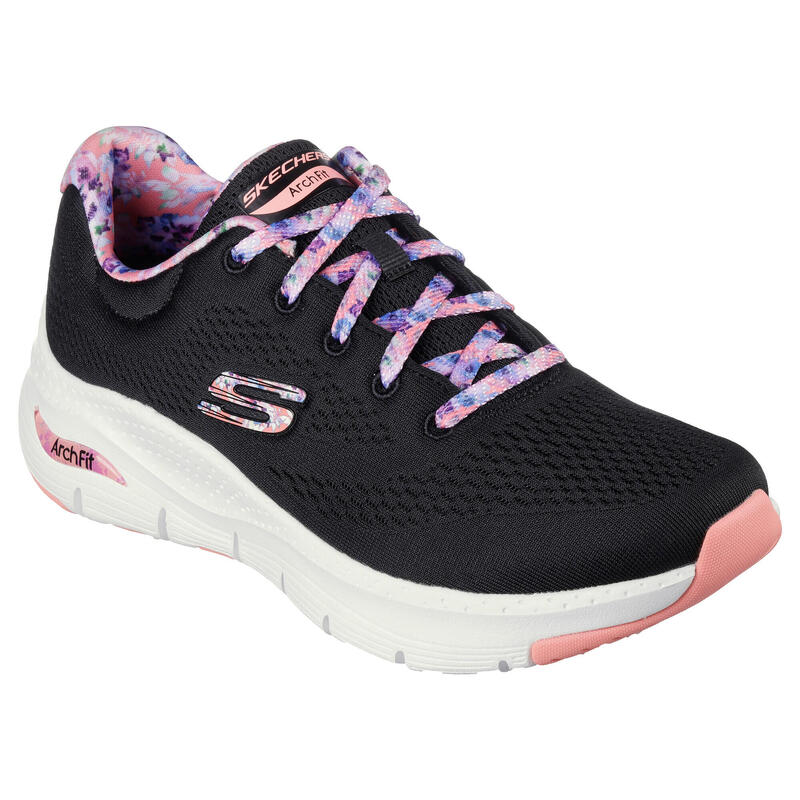 SKECHERS Femmes ARCH FIT FIRST BLOSSOM Sneakers Noir / Multicolore
