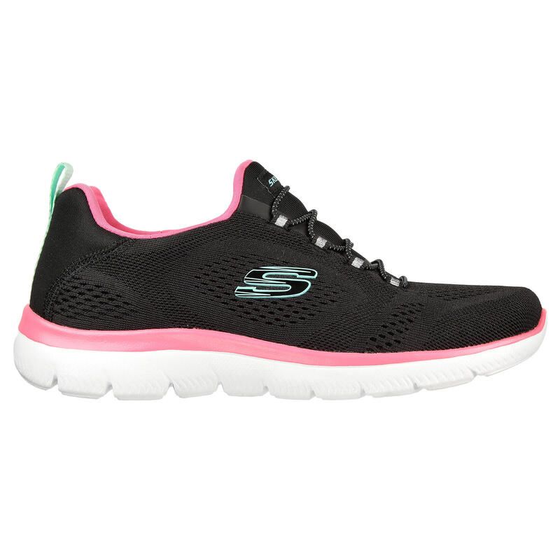 Damen SUMMITS PERFECT VIEWS Sneakers Schwarz / Pink