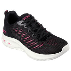 SKECHERS Women BOBS UNITY HINT OF COLOR Sneakers Noir / Rose vif