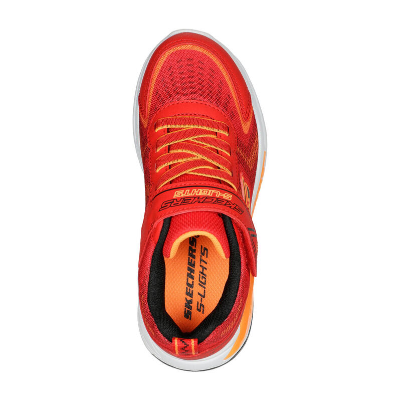SKECHERS Enfants TRI-NAMICS Sneakers Rouge / Orange / Noir