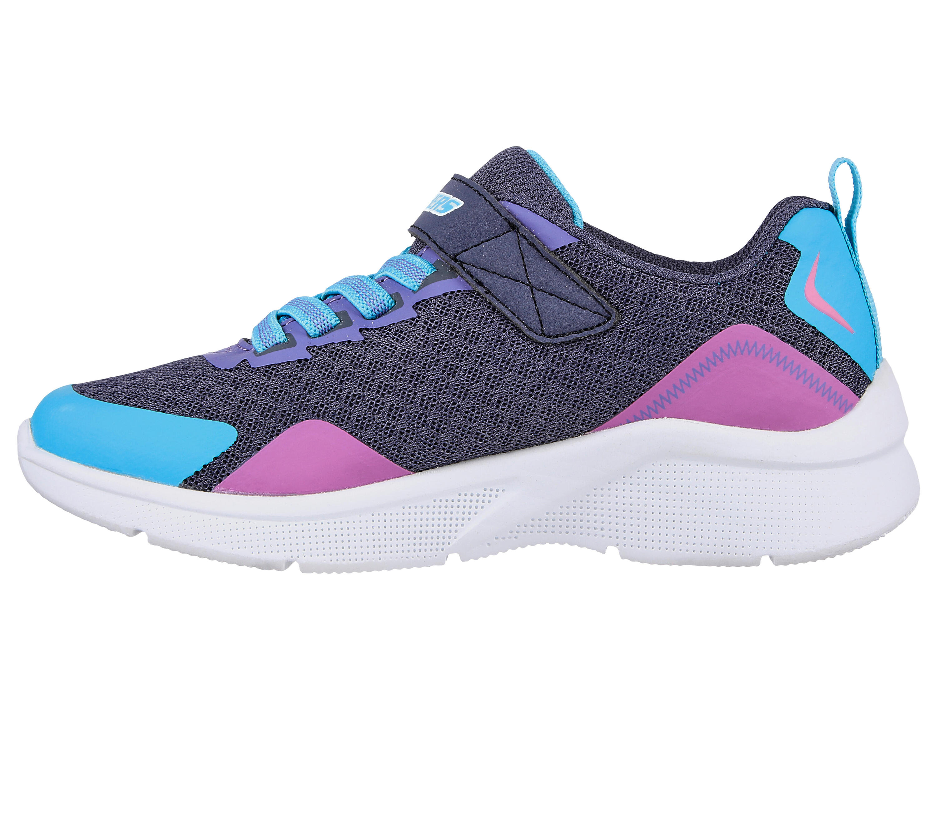 SKECHERS Enfants MICROSPEC BRIGHT RETROS Sneakers Gris foncé / Multicolore 4/5