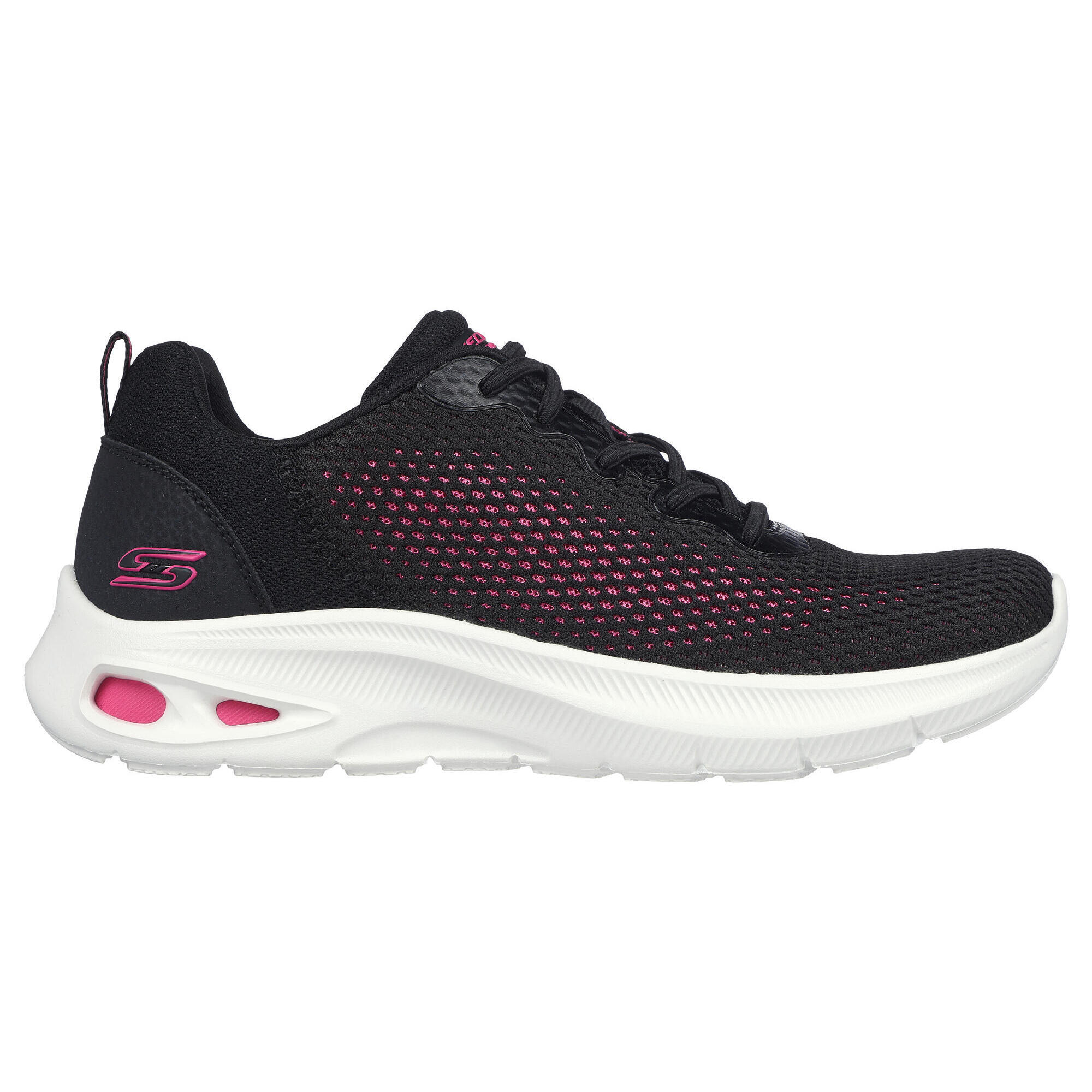 Sneakers BOBS UNITY HINT OF COLOR Donna Nero / Rosa