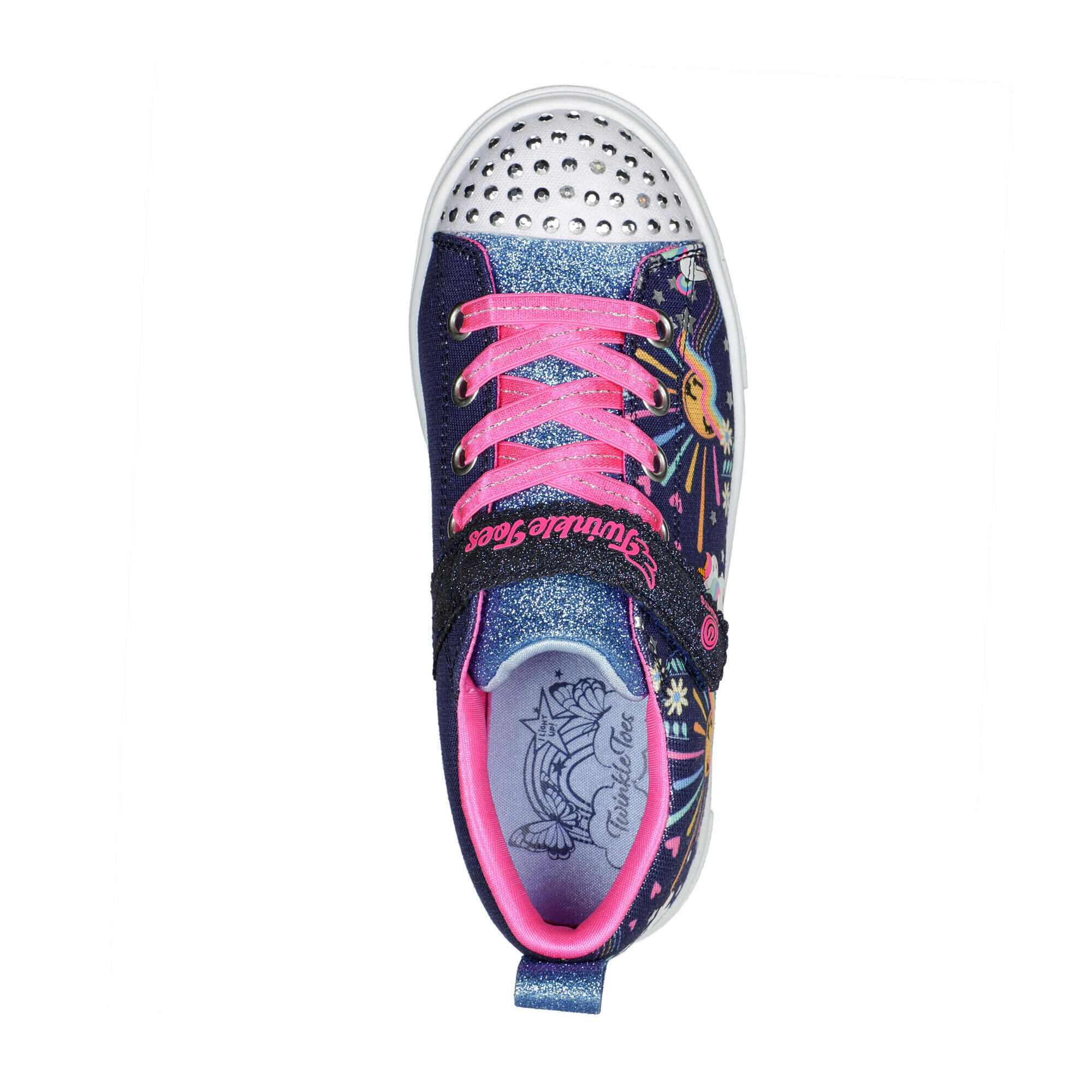 Sneakers TWINKLE SPARKS UNICORN SUNSHINE per bambini Blu navy