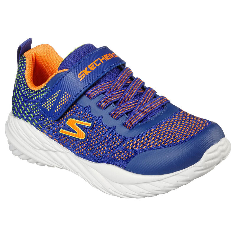 SKECHERS Kids NITRO SPRINT KARVO Sneakers Bleu / Orange / Lime