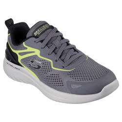 SKECHERS Hommes BOUNDER 2.0 ANDAL Sneakers Gris foncé / Lime