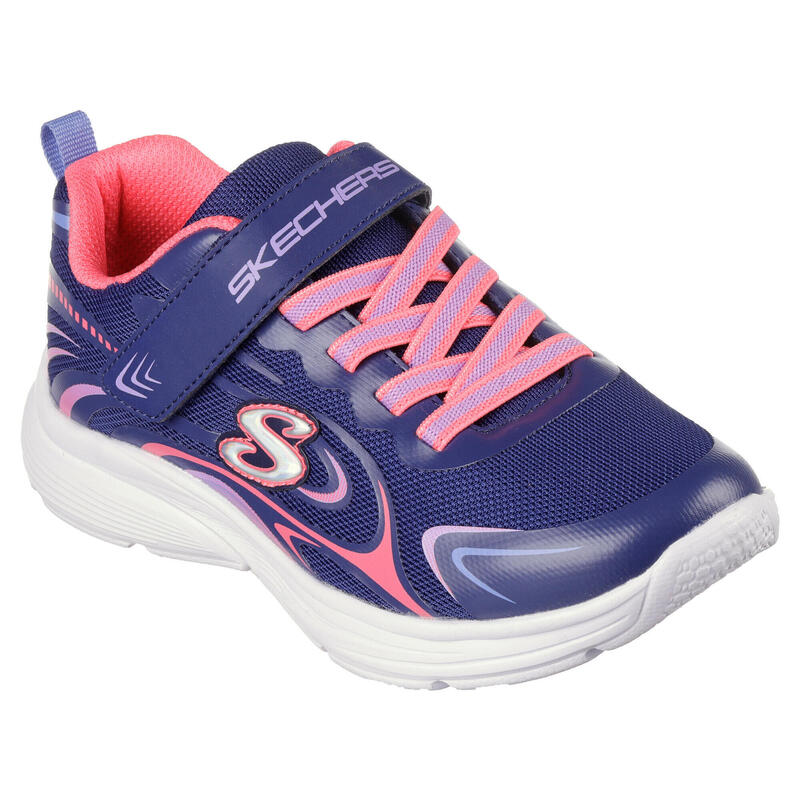 SKECHERS Kids WAVY LITES EUREKA SHINE Sneakers Bleu marine / Multicolore