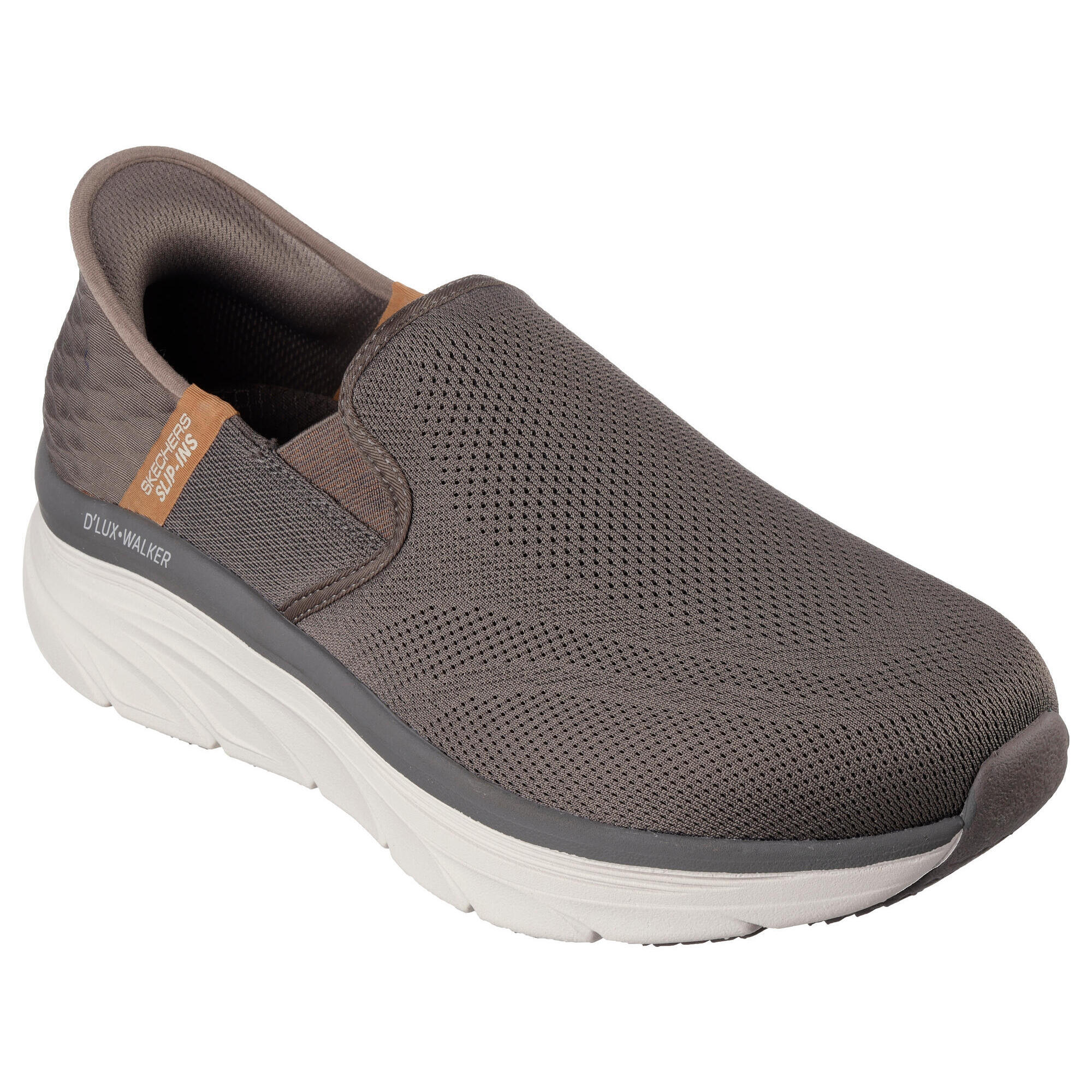 Skechers - Skechers Hommes  D'Lux Walker Orford À Enfiler Brun - Baskets - Marron - 40 - Decathlon