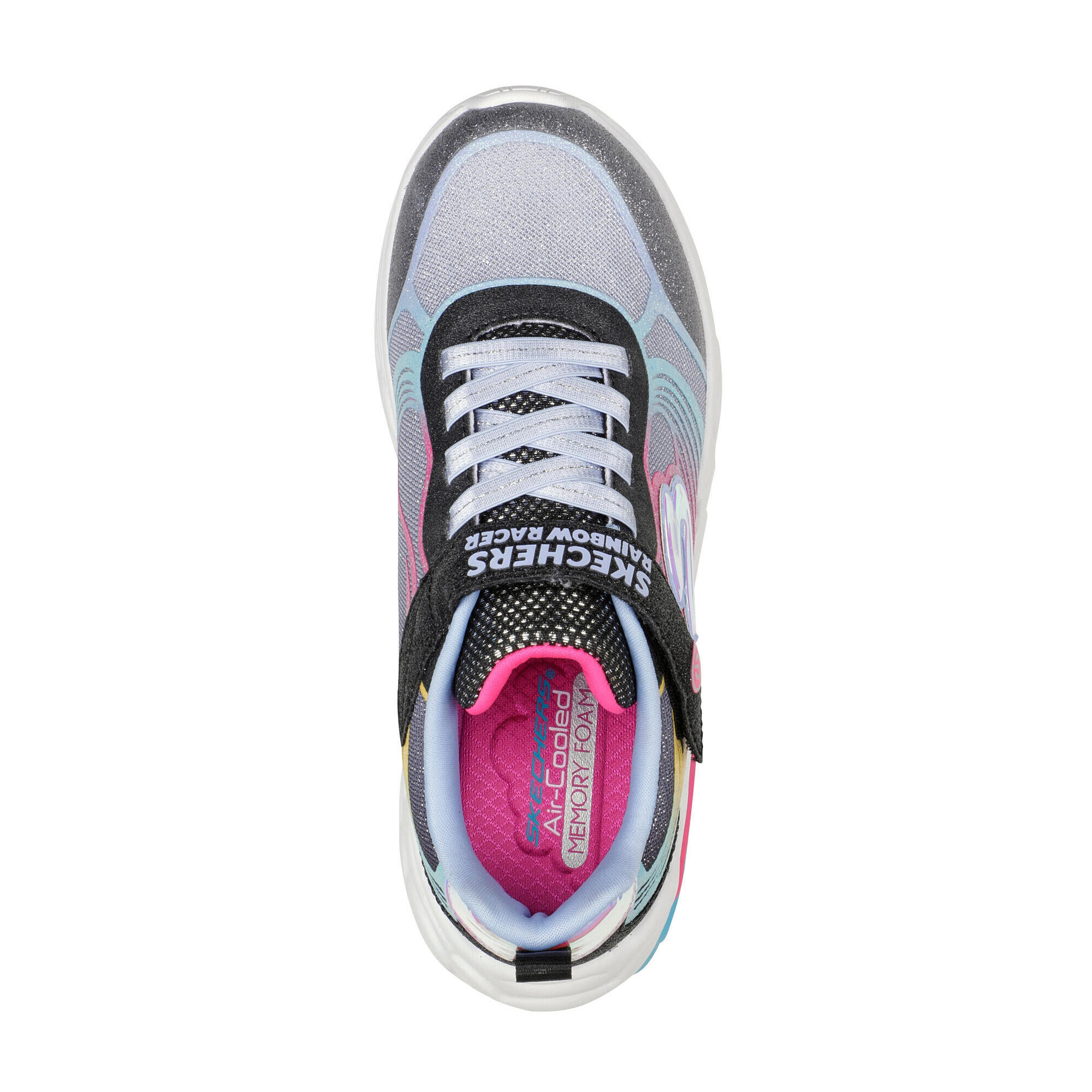 Kinder RAINBOW RACER NOVA BLITZ Sneakers Schwarz SKECHERS DECATHLON