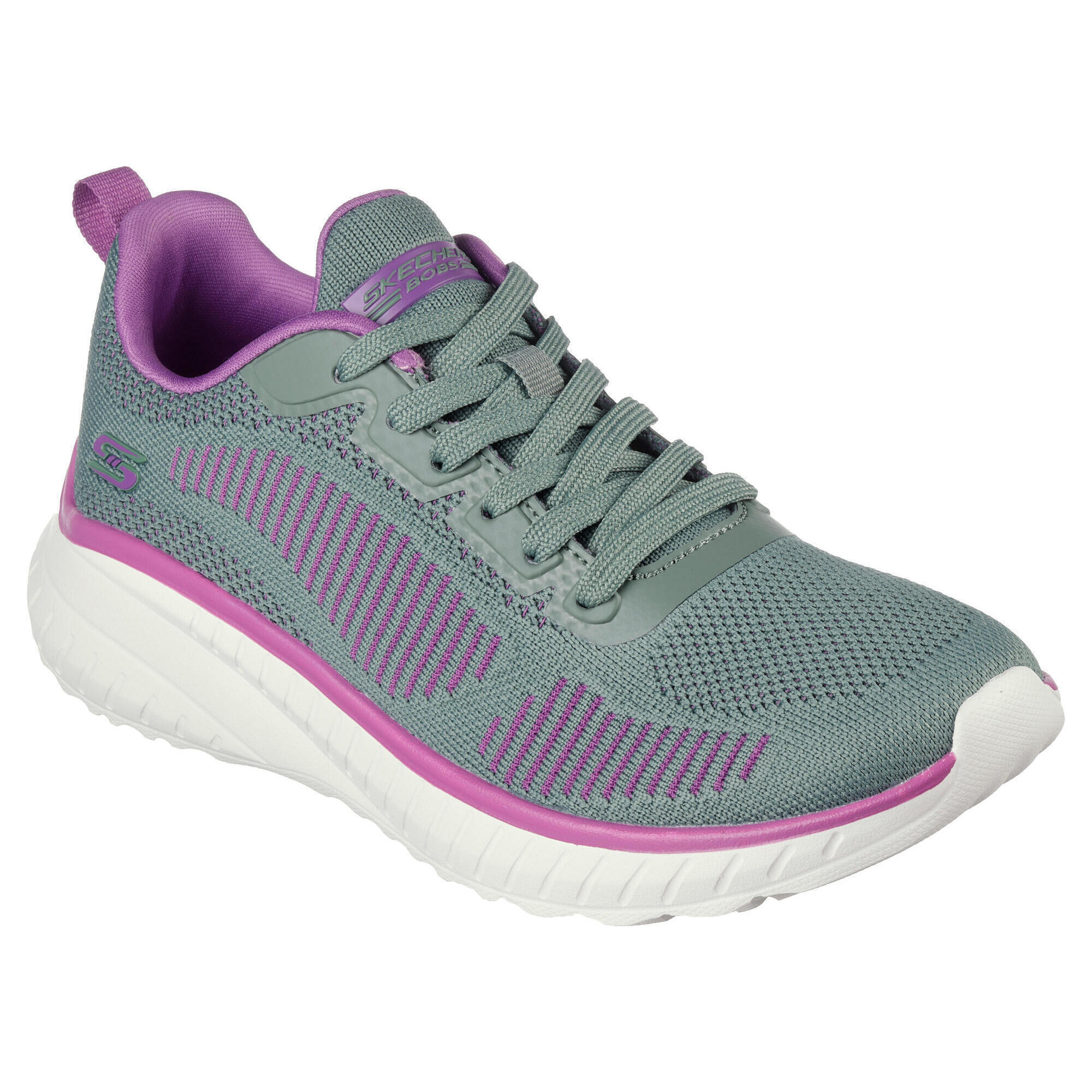SKECHERS Sneakers Donna BOBS SQUAD CHAOS STELLAR TEMPO Verde oliva / Multicolore