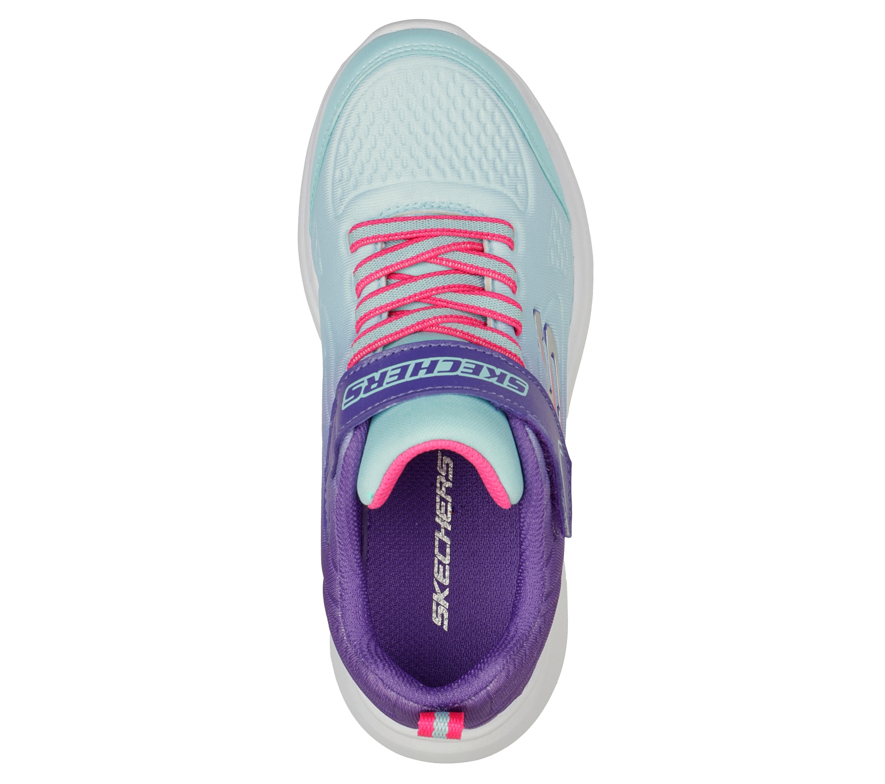 SKECHERS Enfants SELECTORS SWEET SWIRL Sneakers Pourpre tacheté / Turquoise 2/7