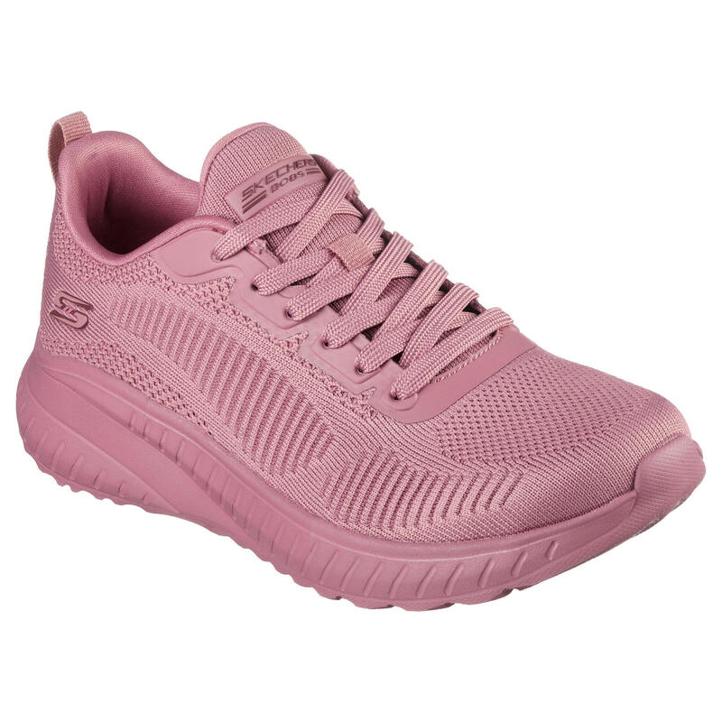 SKECHERS Femme BOBS SQUAD CHAOS FACE OFF Sneakers Framboise