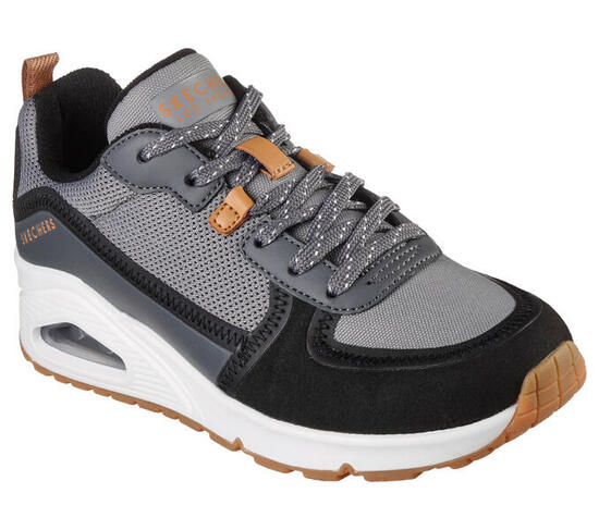 SKECHERS Femmes UNO LAYOVER Sneakers Noir / Gris
