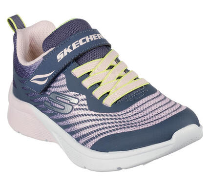 SKECHERS Enfants MICROSPEC REJOICE RACER Sneakers Gris foncé / Multicolore