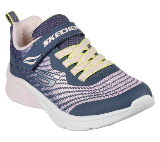 SKECHERS Enfants MICROSPEC REJOICE RACER Sneakers Gris foncé / Multicolore
