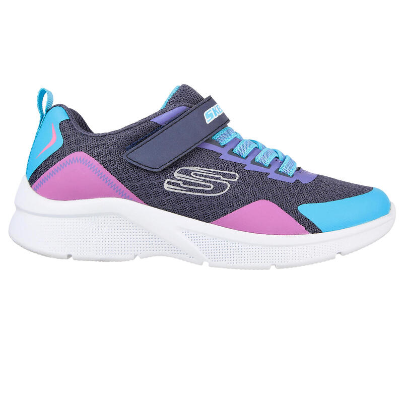 SKECHERS Kids MICROSPEC BRIGHT RETROS Sneakers Donkergrijs / Veelkleurig