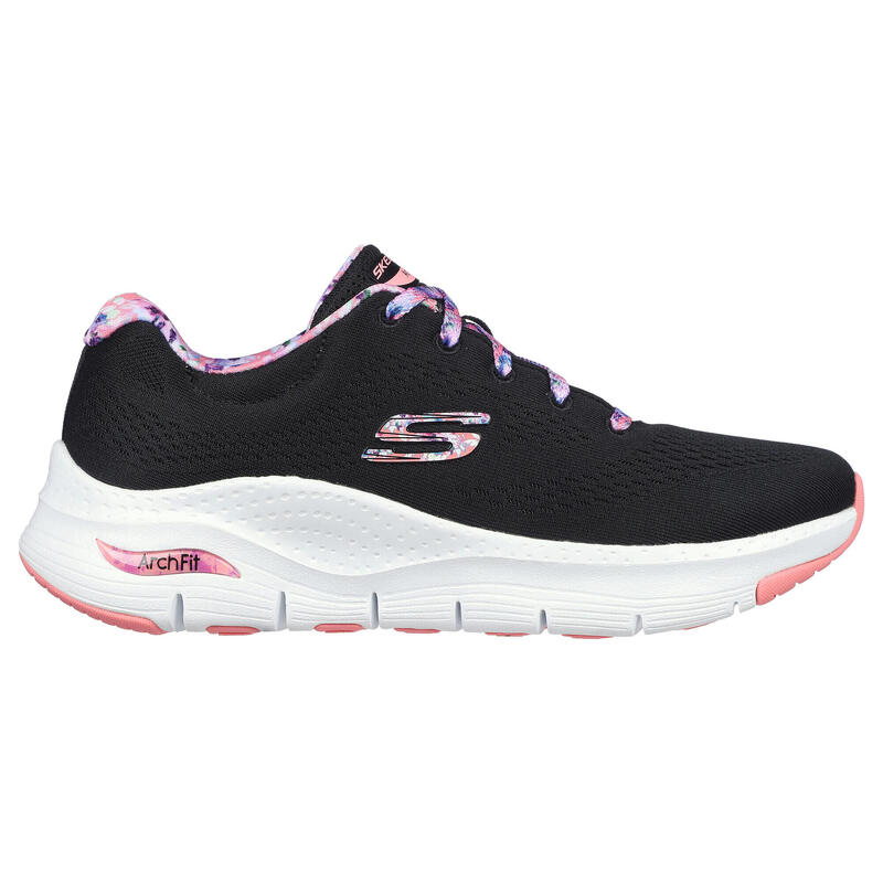 SKECHERS Femmes ARCH FIT FIRST BLOSSOM Sneakers Noir / Multicolore