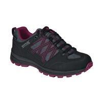 Lady Samaris II Femme Randonnée Chaussures - Noir / violet