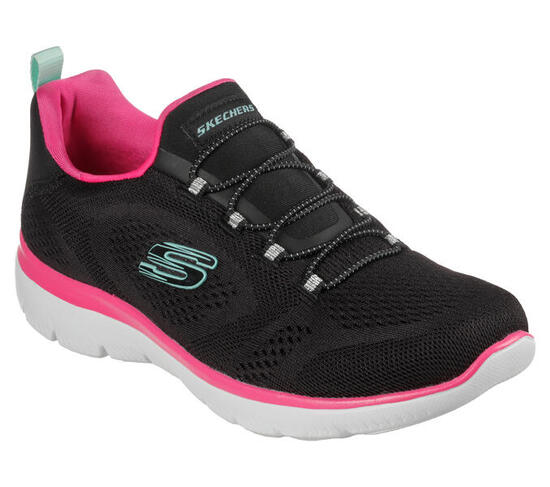 Damen SUMMITS PERFECT VIEWS Sneakers Schwarz / Pink