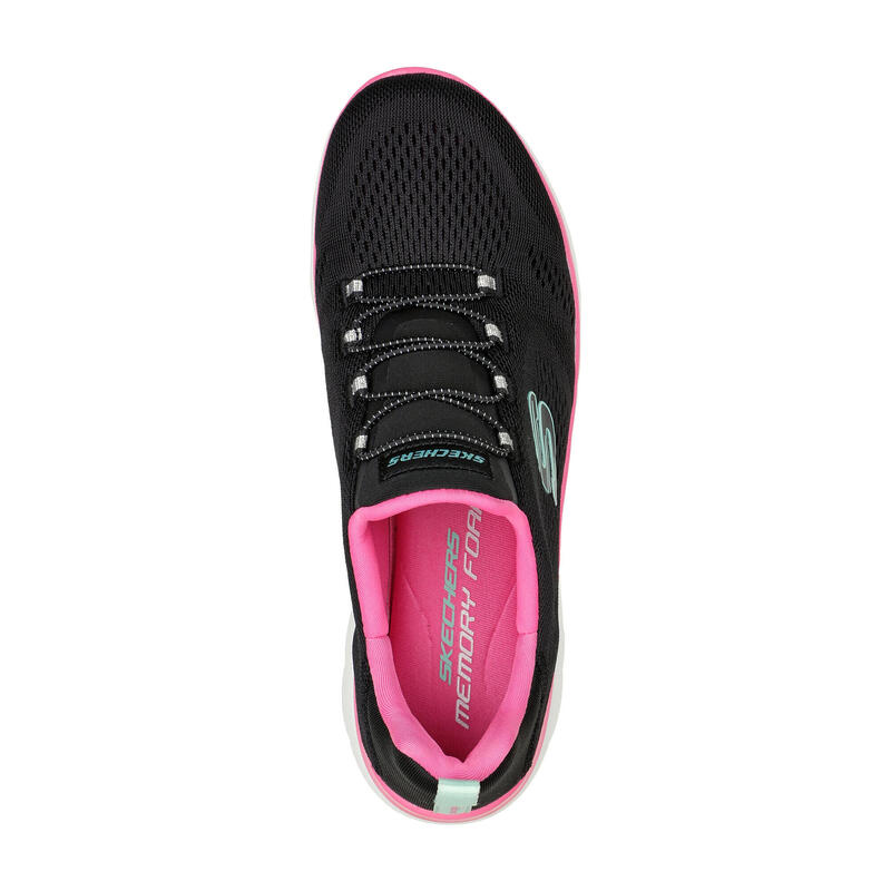 Damen SUMMITS PERFECT VIEWS Sneakers Schwarz / Pink