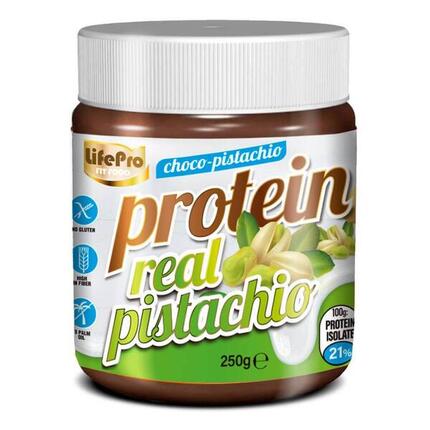 Proteincreme - 250 g Weiße Schokolade mit Pistazie LifePRO