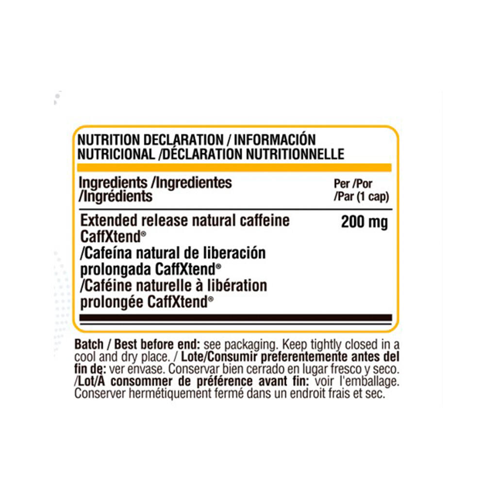 Quema grasas Life Pro Caffeine Extensive 200mg 90 Vcaps. 3/5