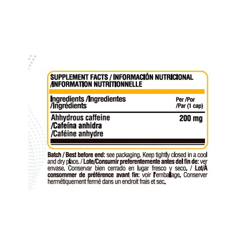 Geavanceerde cafeïne 200 mg - 90 plantaardige capsules LifePRO 3/5