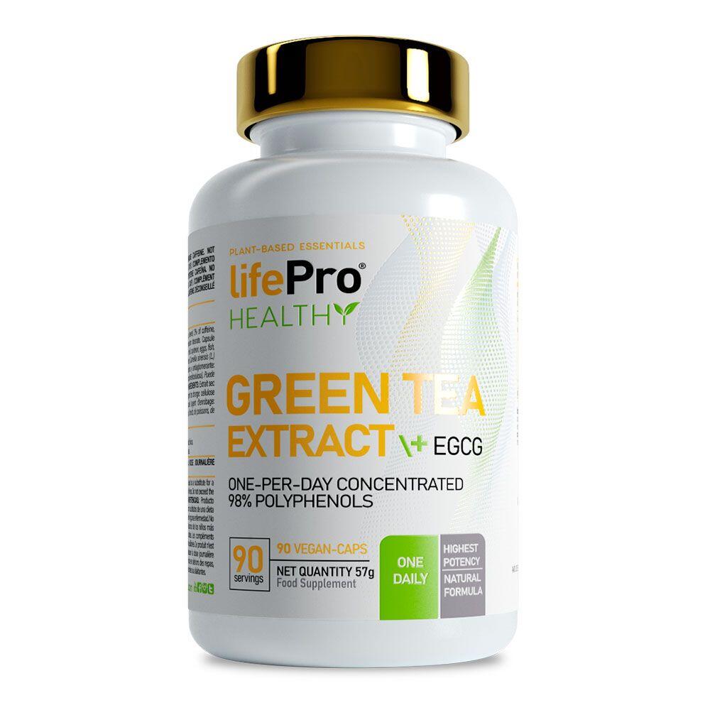 LIFE PRO NUTRITION Groene thee-extract + EGCG - 90 LifePRO Vegan Capsules