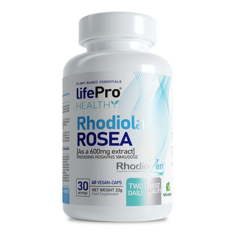 probióticos Life Pro Rhodiola Rosea 600mg 60 vegancaps.