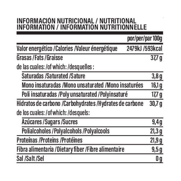 Natillas energéticas Life Pro Fit Food Protein Cream Turron Crunchy 250g