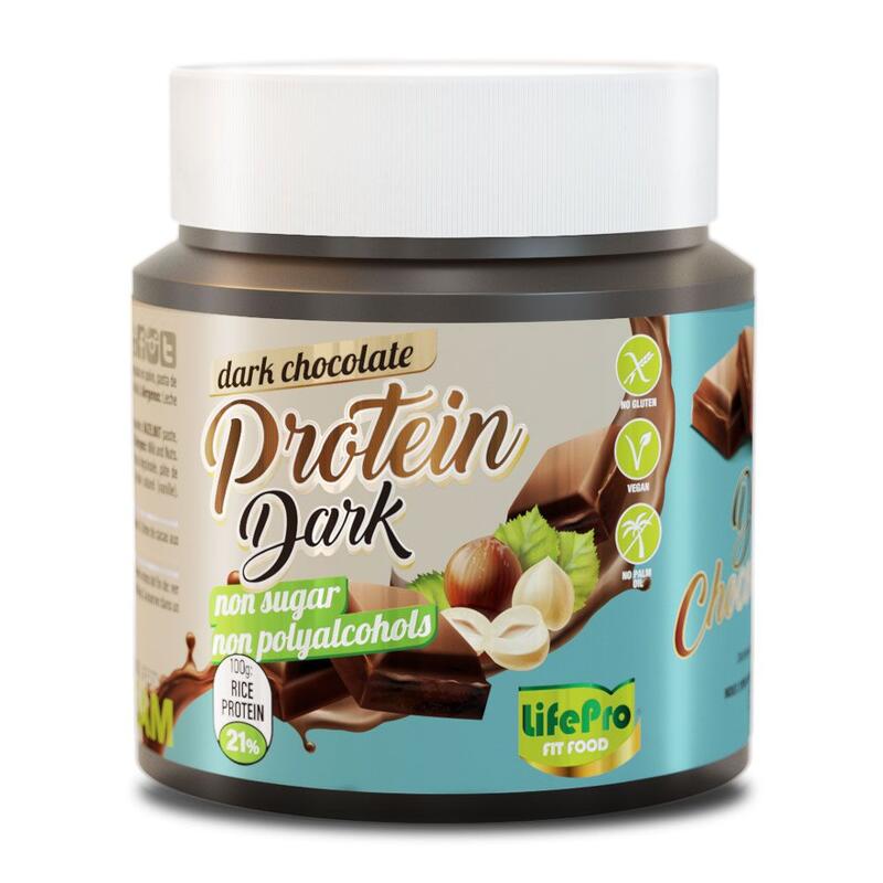 Natillas energéticas Life Pro Healthy Protein Cream Dark Chocolate 250g