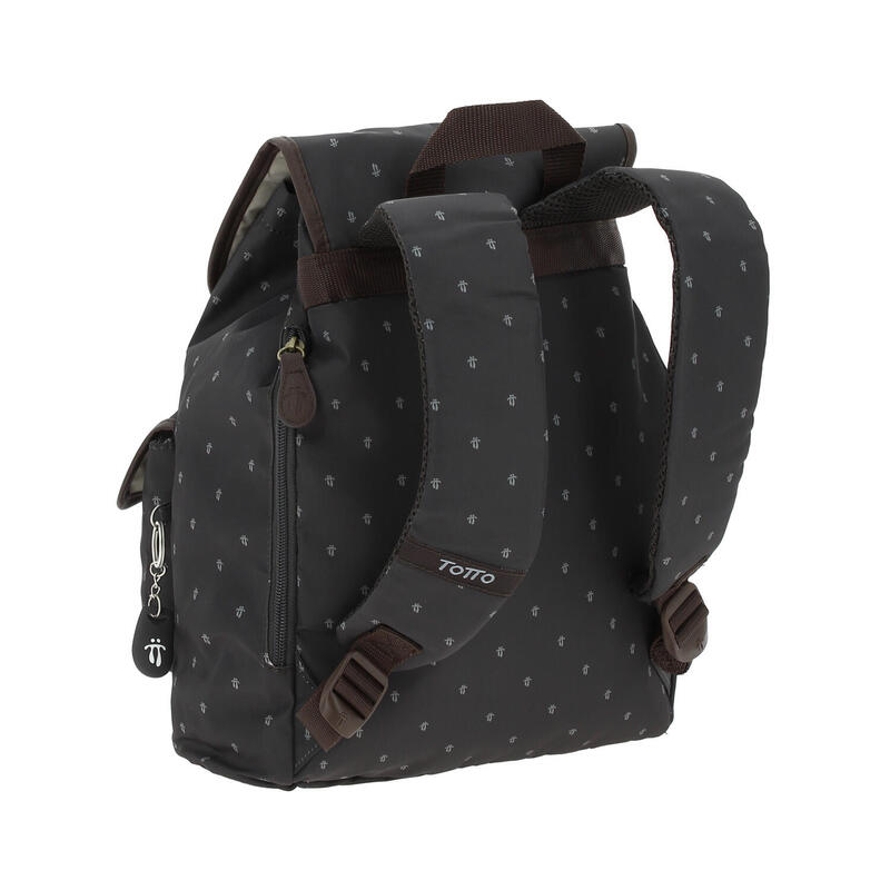 Mochila urbana Zarka Totto Gris 15.54 L