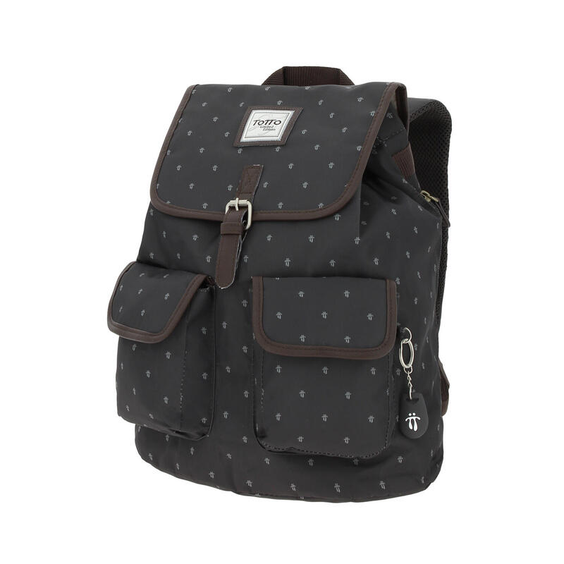 Mochila urbana Zarka Totto Gris 15.54 L