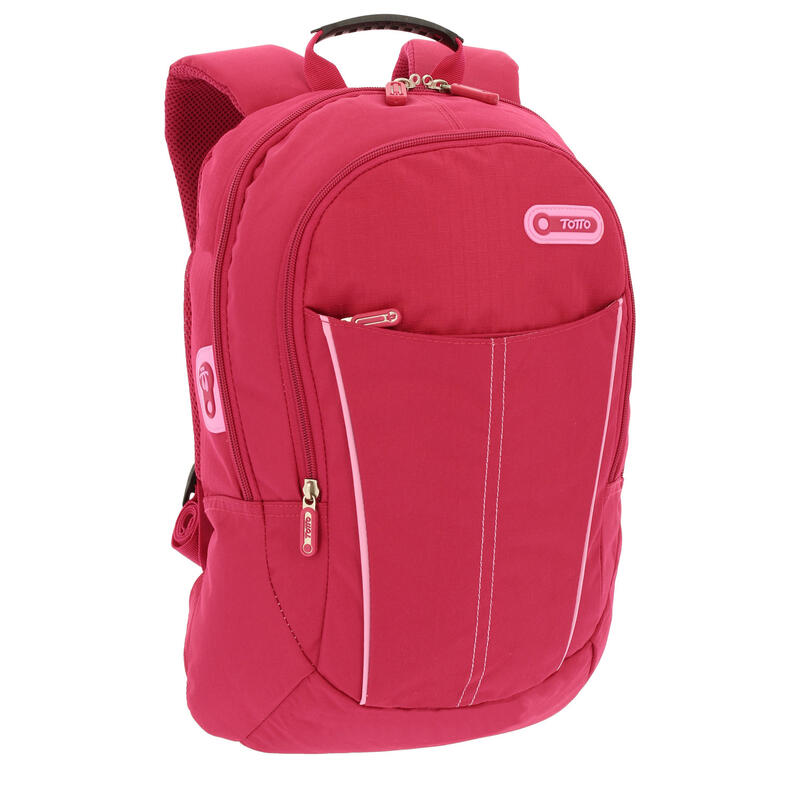 Mochila urbana bolsillo para portátil 13/14 pulgadas Harvard Totto Rosa 22.11 L
