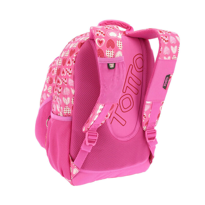 Mochila escolar Cartulina Totto Rosa 22.95 L