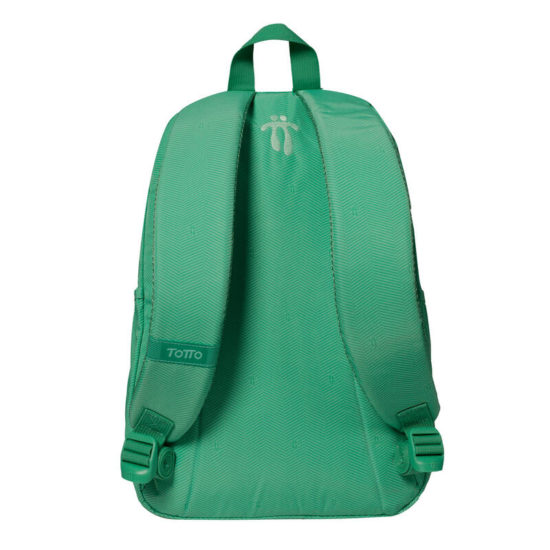 Mochila urbana Cielo Totto Verde 14.49 L