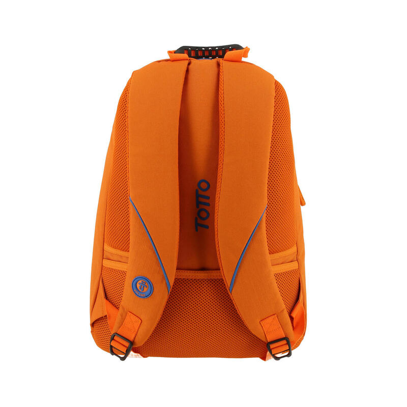 Mochila urbana bolsillo p/ portátil 13"/14" Prinston Totto Naranja 18.15 L