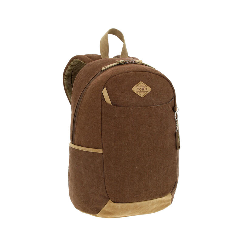 Mochila urbana Jaideny Totto Marrón 16.2 L