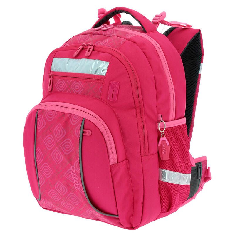 Mochila urbana con bolsillo para portátil 15,4 Dorsum Totto Rosa 28.95 L