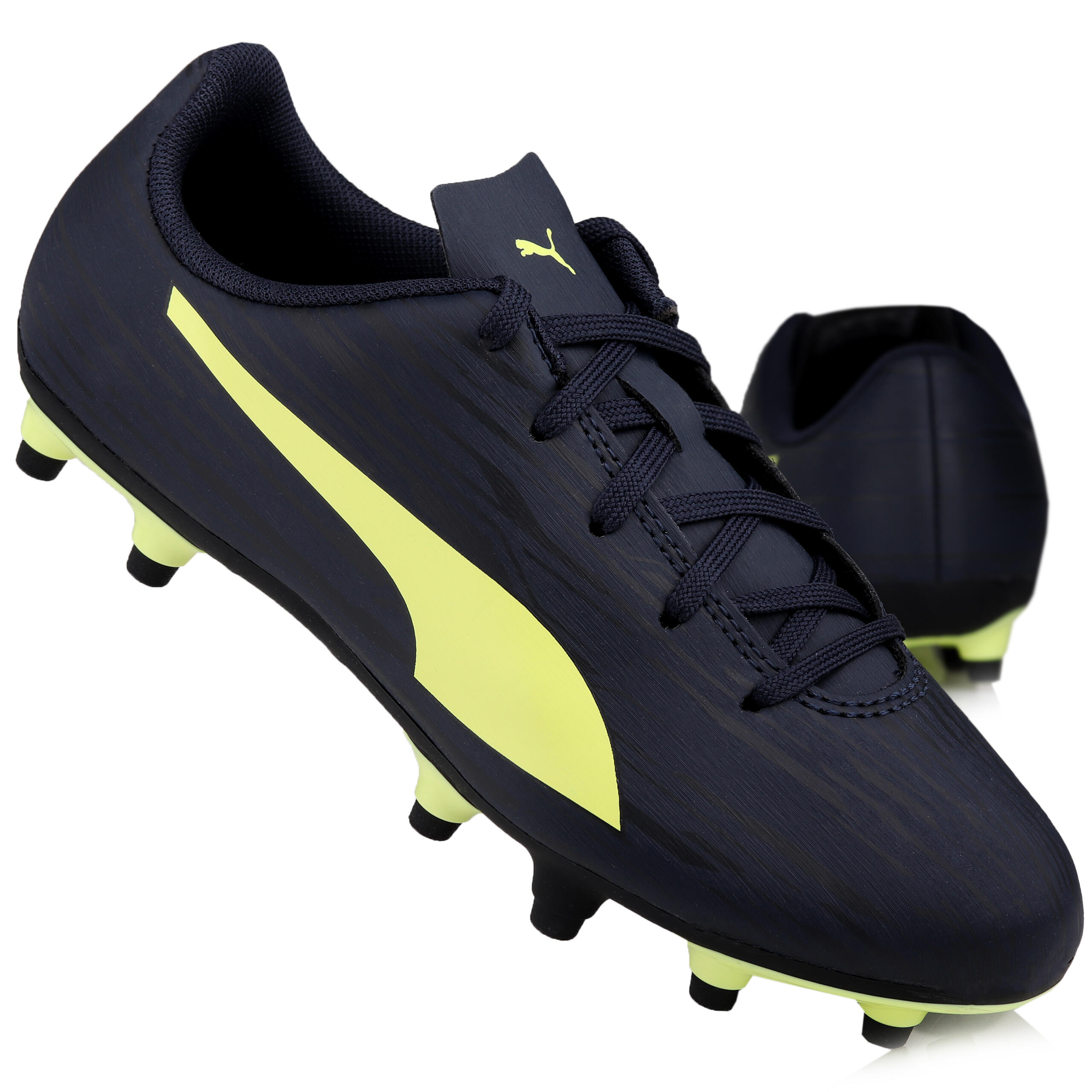 PUMA Puma Rapido III FG/AG Kids Black Football Boots